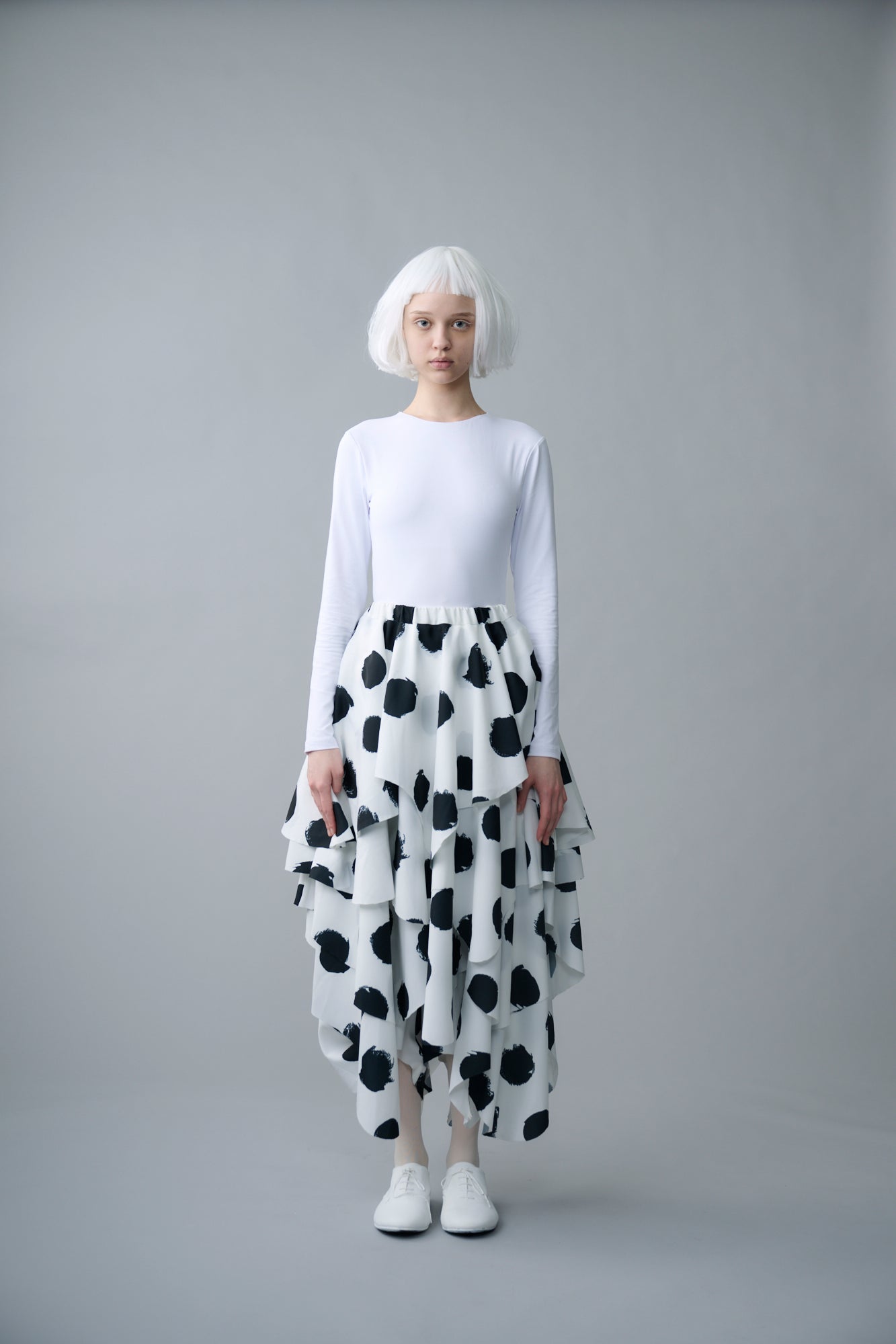 Unclear dot Skirt