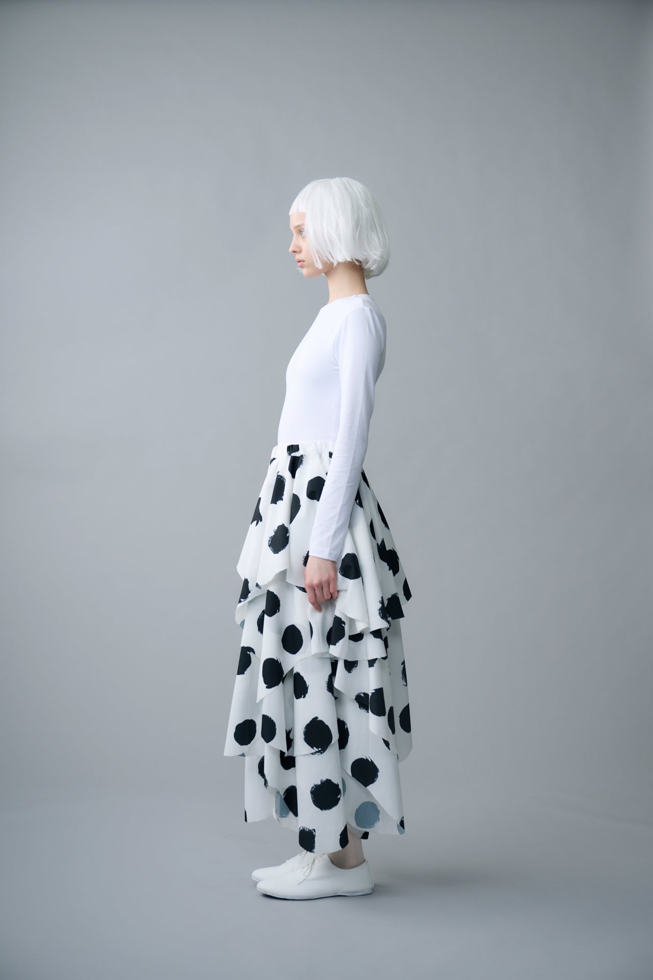 Unclear dot Skirt