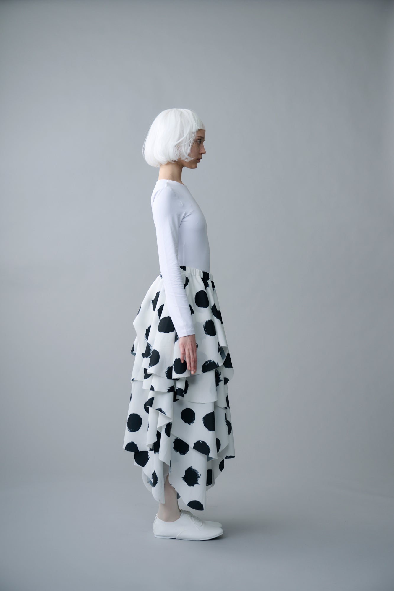 Unclear dot Skirt