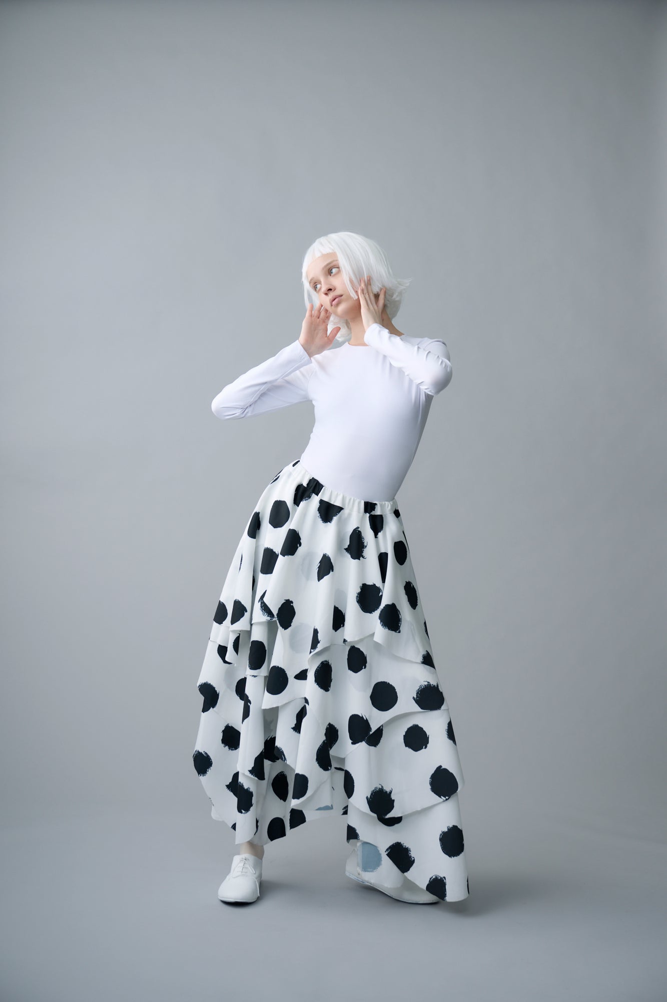 Unclear dot Skirt