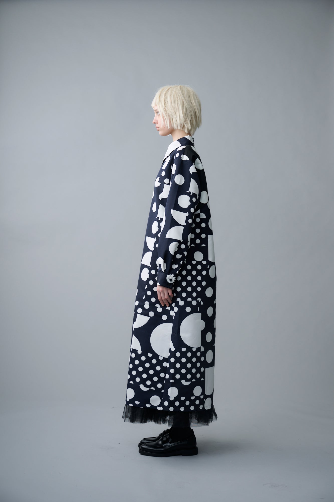 Geometric dot Shirt Dress