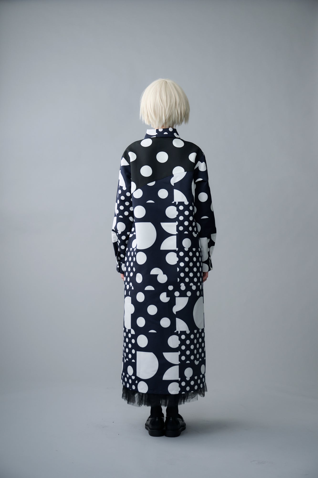 Geometric dot Shirt Dress