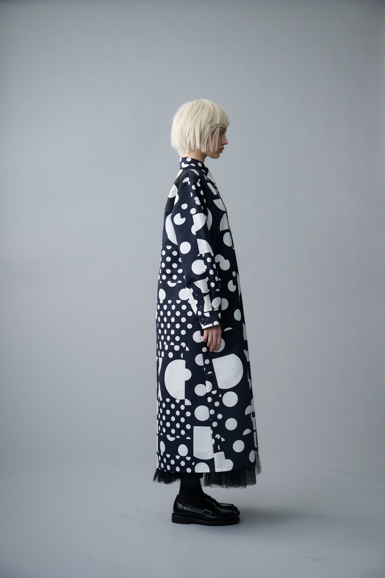 Geometric dot Shirt Dress