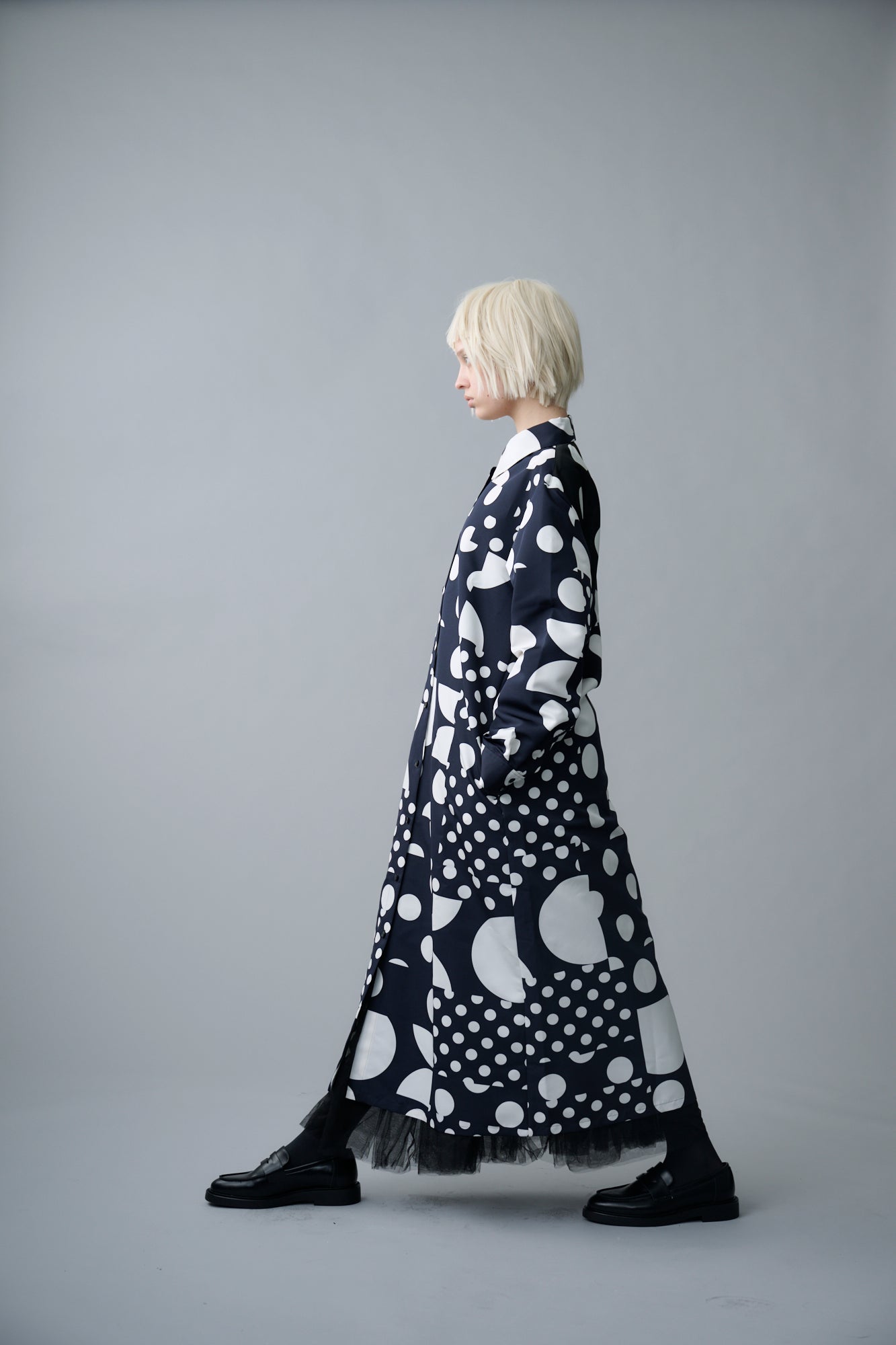 Geometric dot Shirt Dress