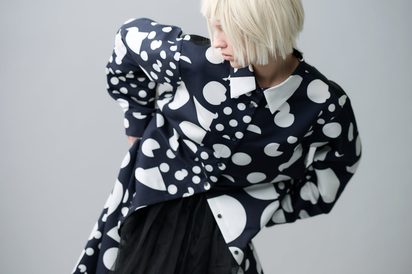 Geometric dot Shirt Dress