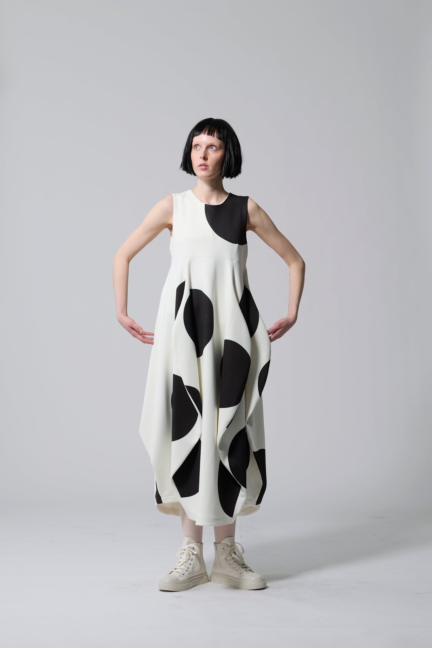 φ10inch dot 3D Skirt Design Dress