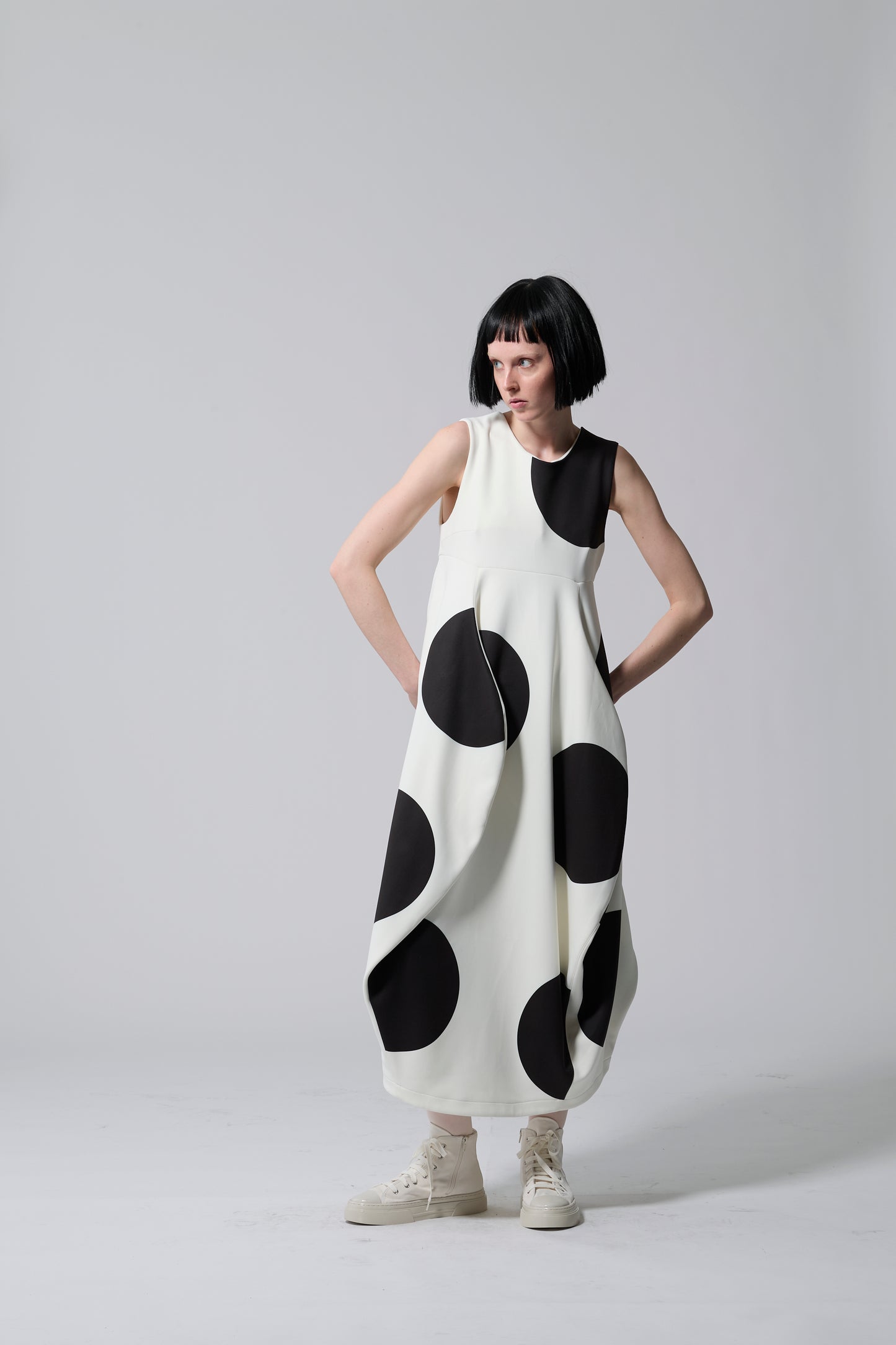 φ10inch dot 3D Skirt Design Dress