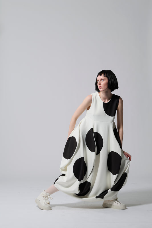 φ10inch dot 3D Skirt Design Dress