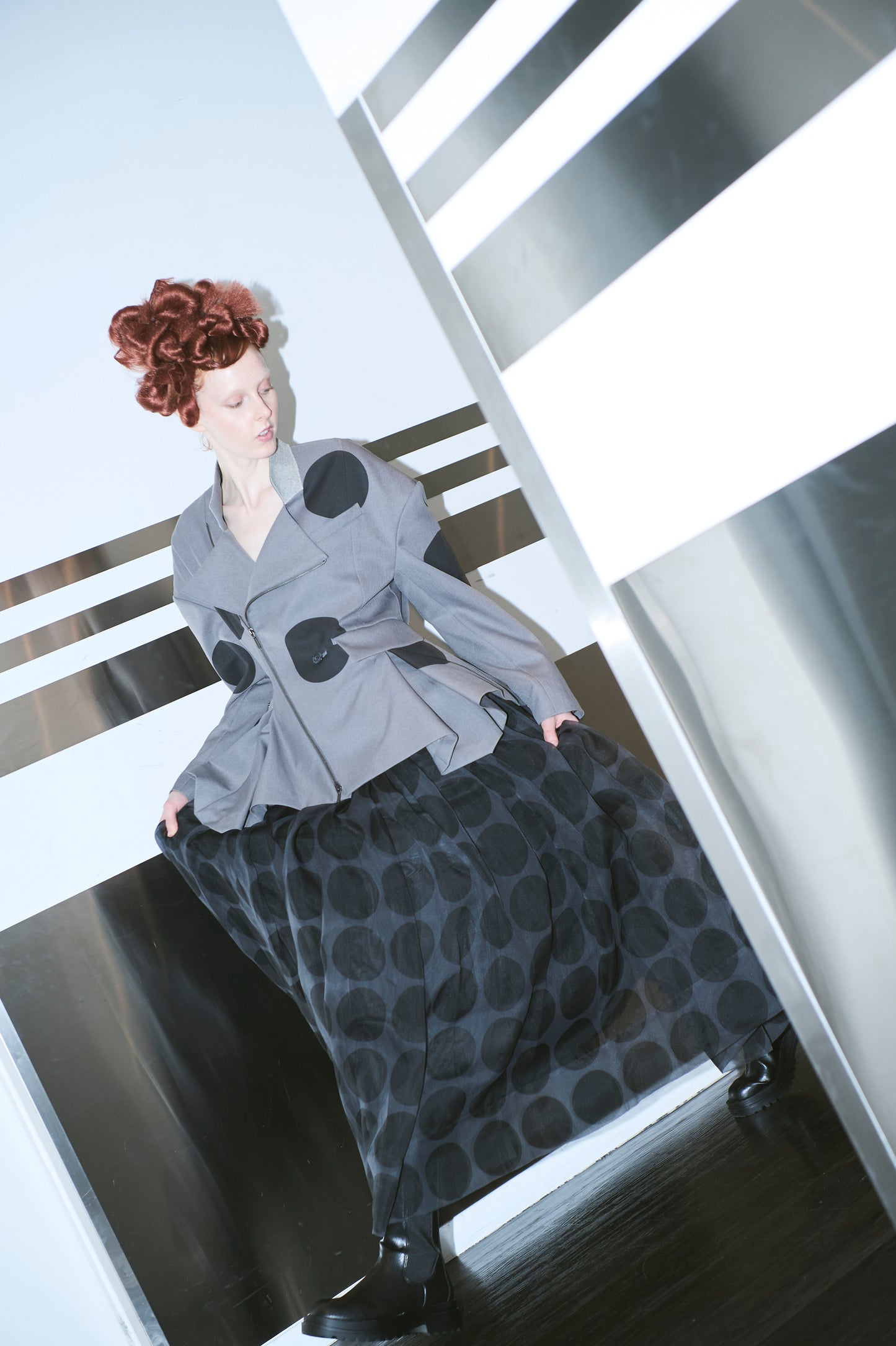 φ5inch dot Semi-Riders Style Docking Flared Jacket