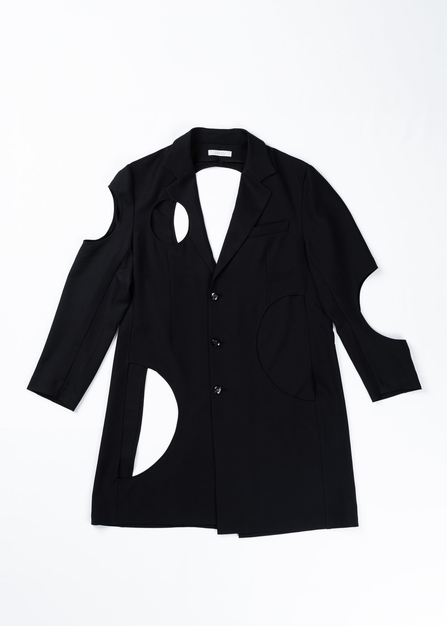 Dot Hole Cut-Out Design Jacket