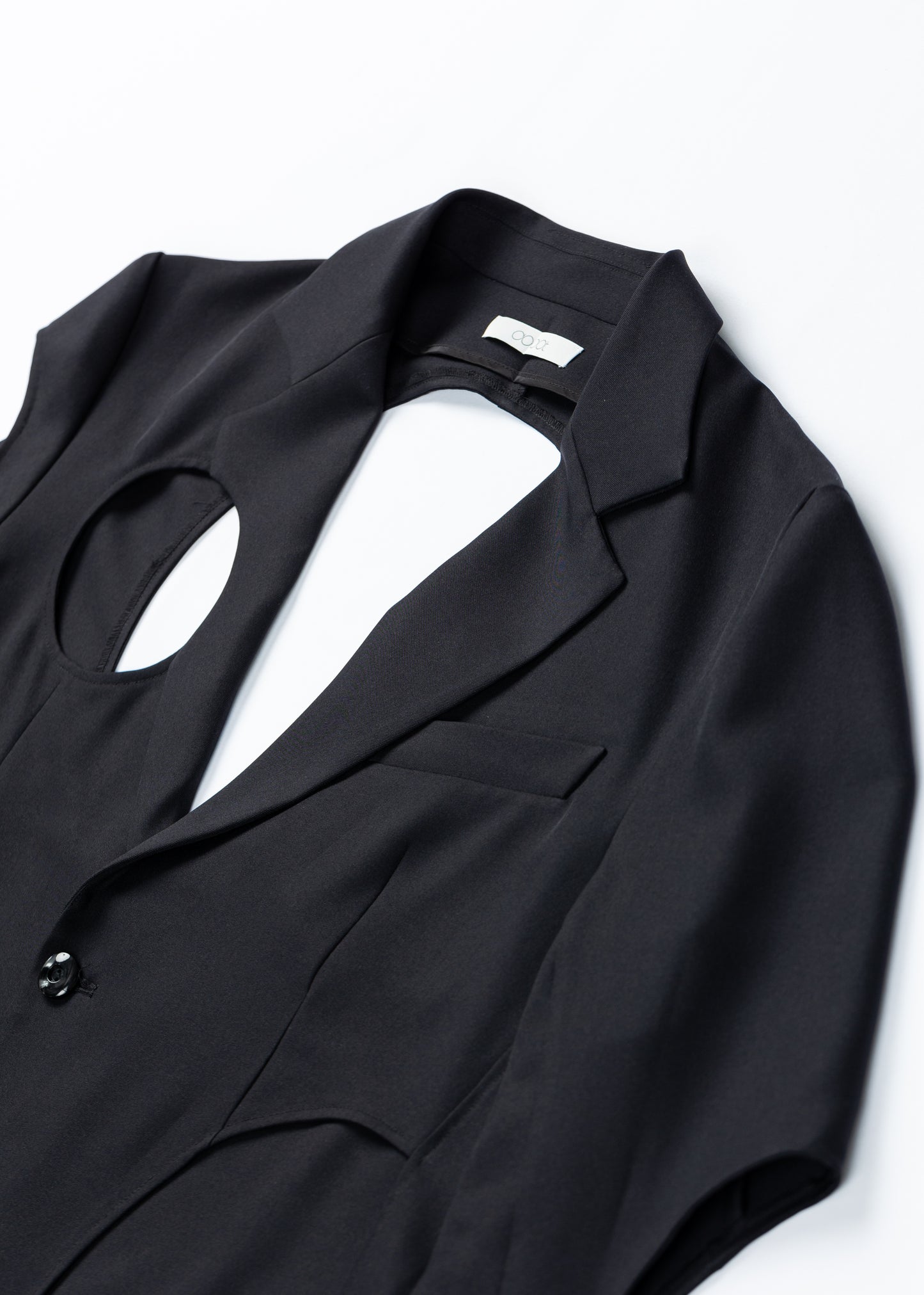 Dot Hole Cut-Out Design Jacket