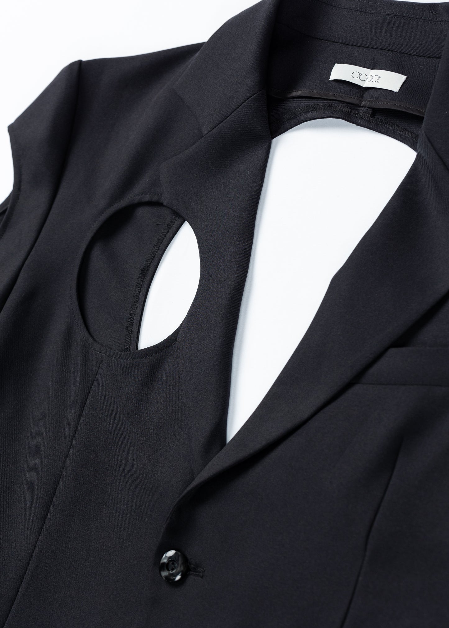 Dot Hole Cut-Out Design Jacket