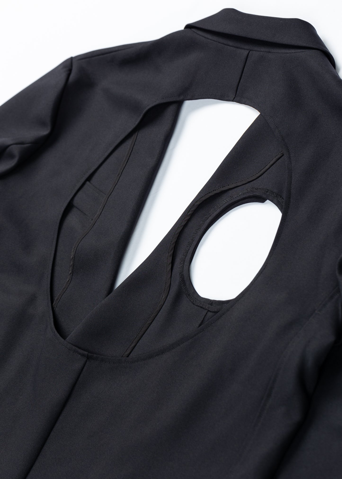 Dot Hole Cut-Out Design Jacket