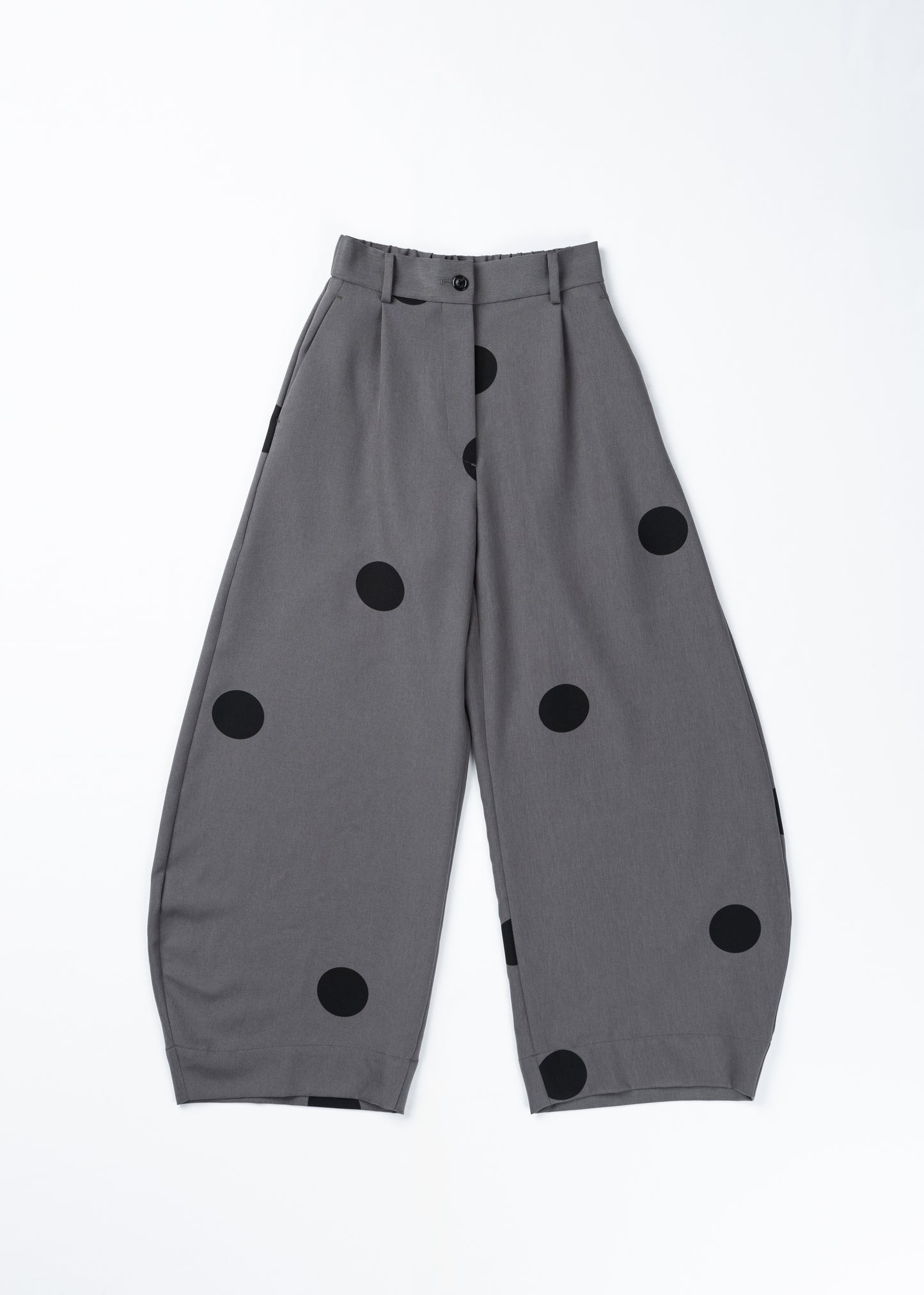 φ2.5inch dot Cucumber-like Silhouette Pants GRAY