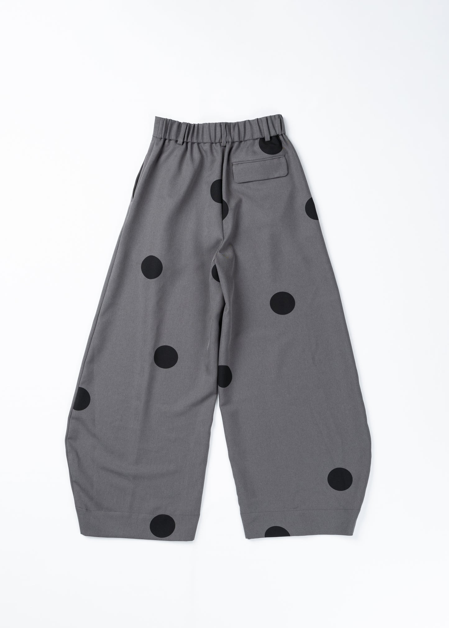 φ2.5inch dot Cucumber-like Silhouette Pants GRAY