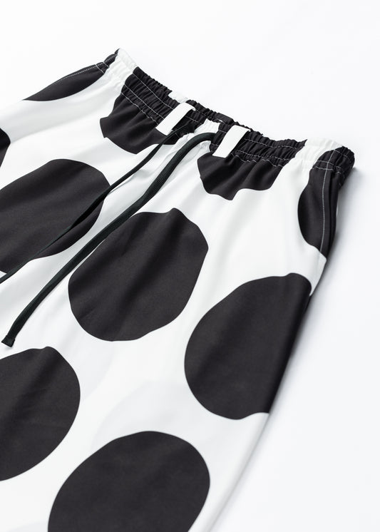 φ7inch dot Sarouel Pants WHITE