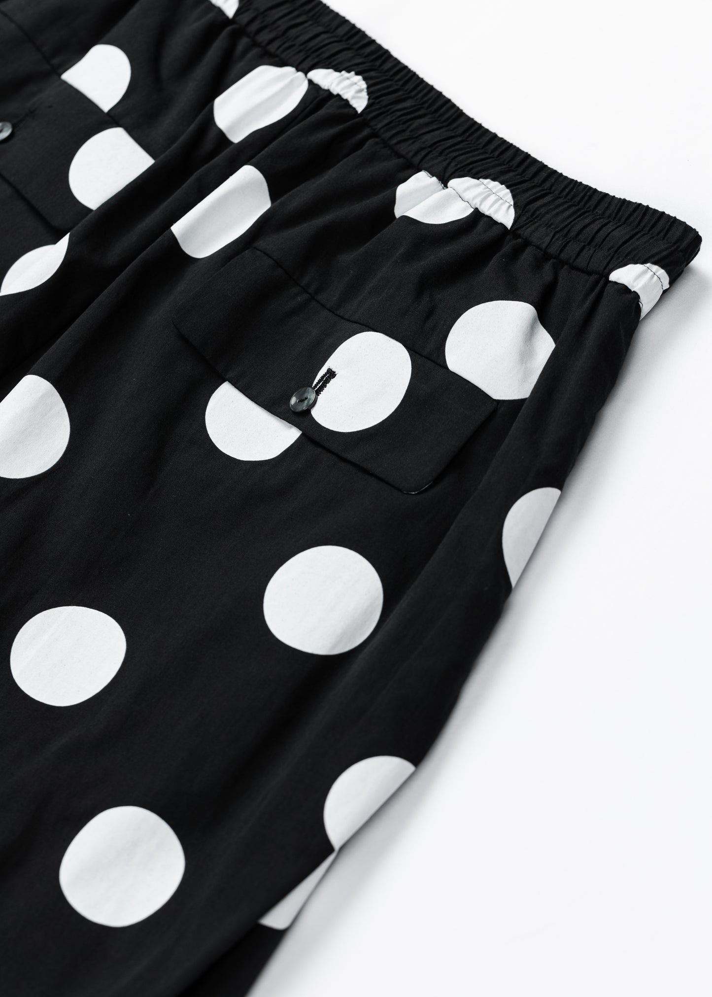 φ2inch dot Side Tuck'' Hakama '' Pants WHITE