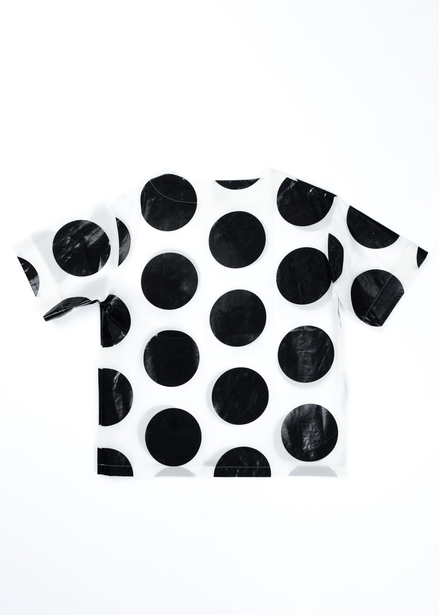 φ6inch dot Foil Print Tee WHITE