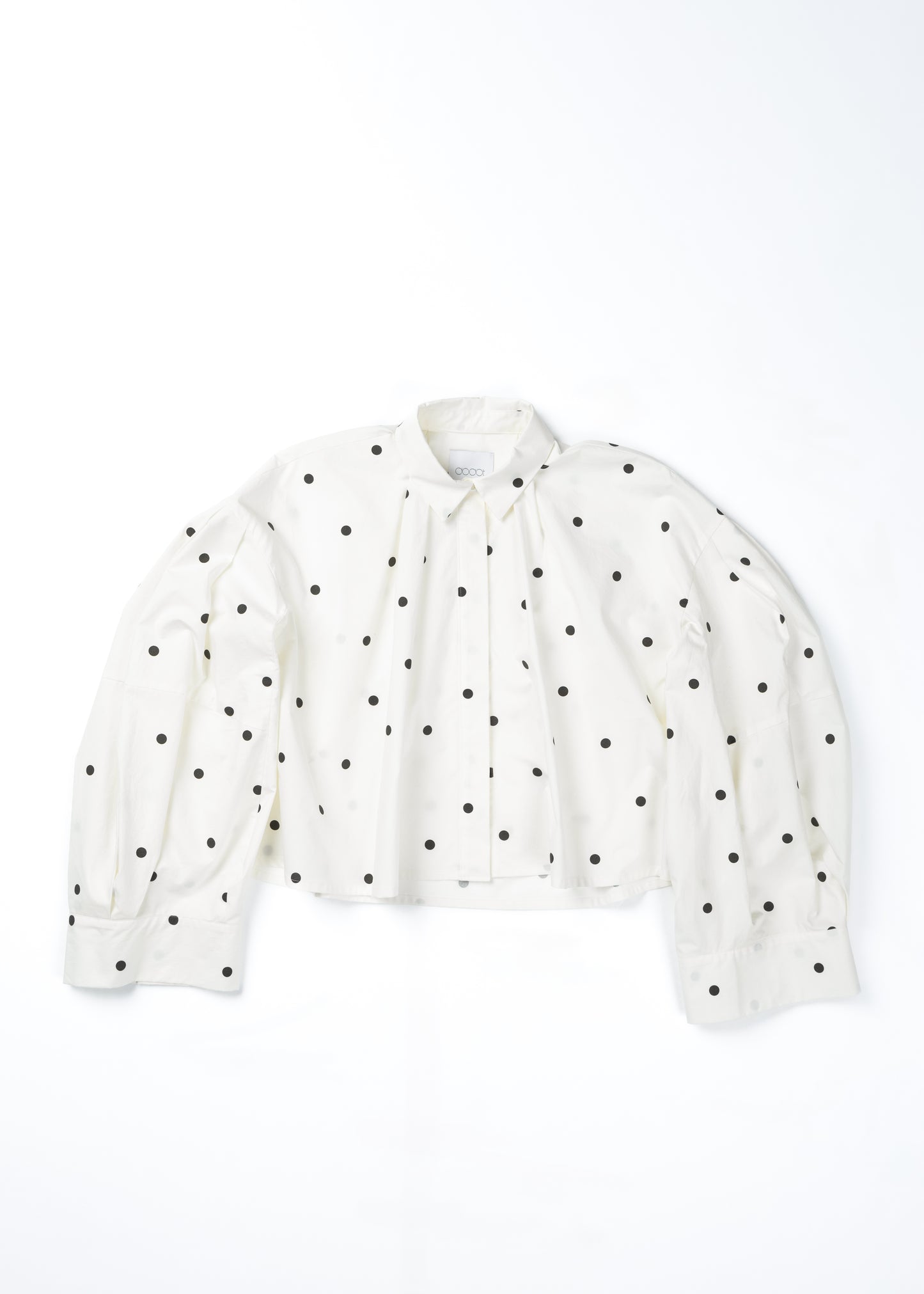 φ0.5inch dot Wide Sleeve Voluminous Blouse