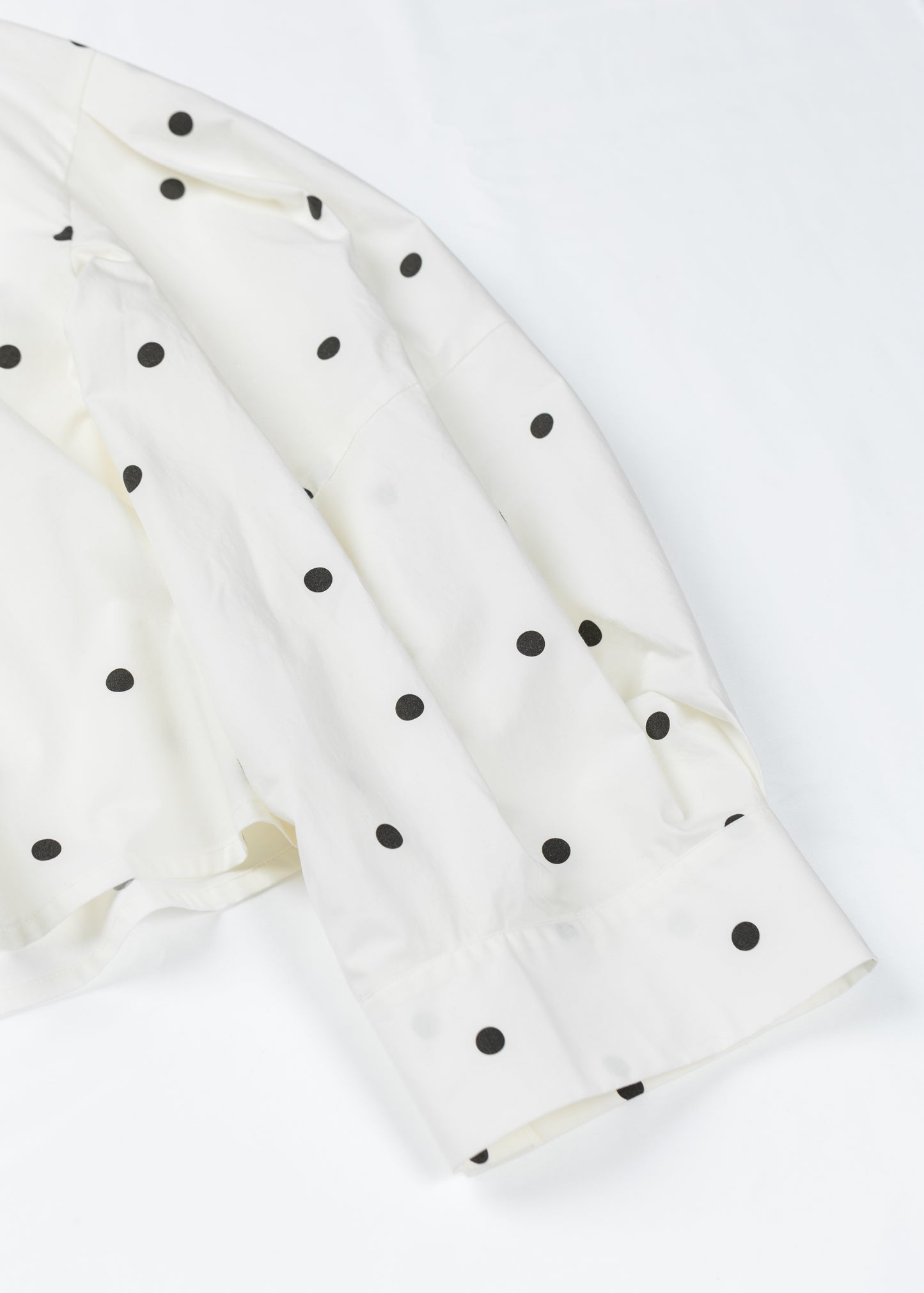 φ0.5inch dot Wide Sleeve Voluminous Blouse
