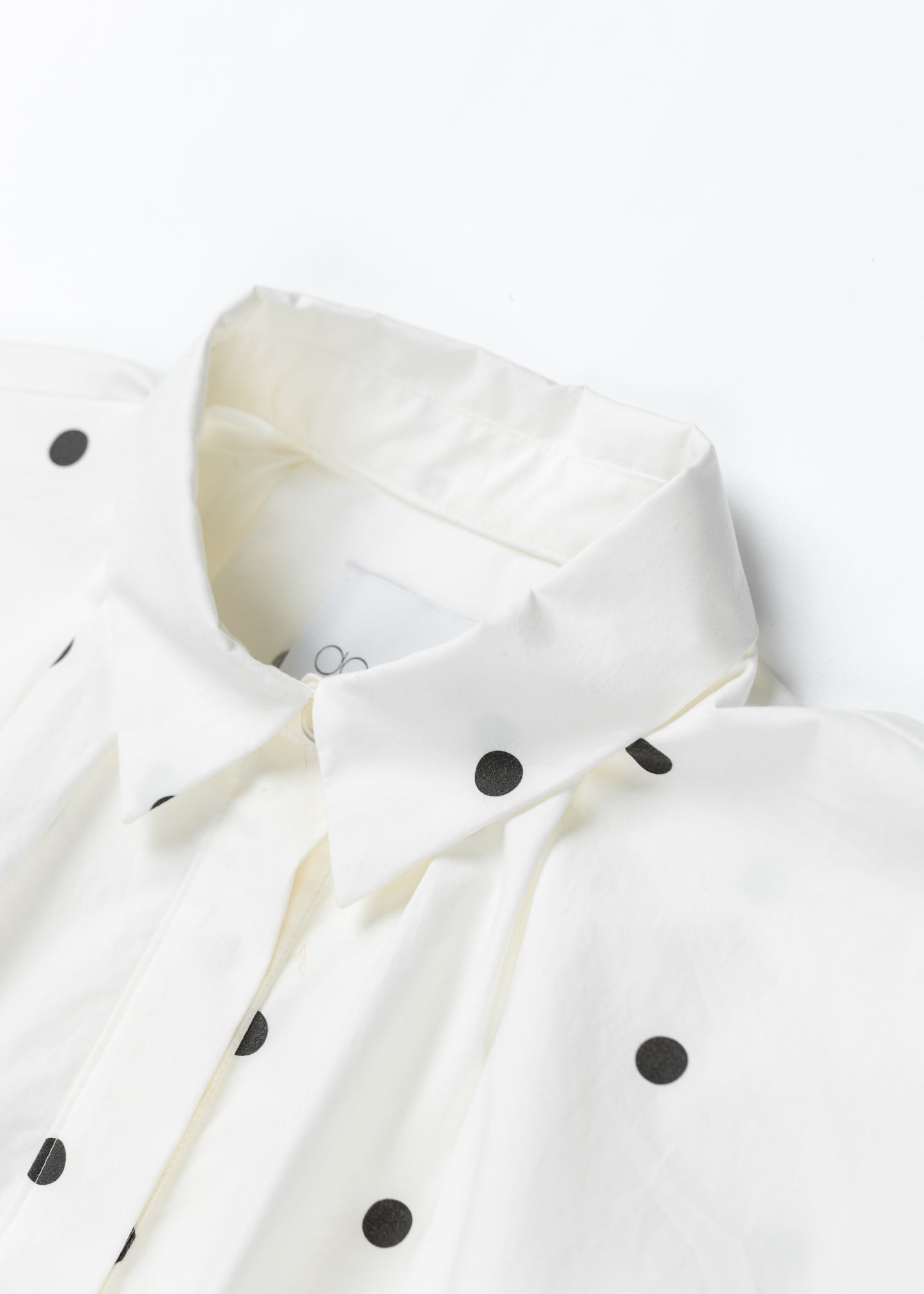 φ0.5inch dot Wide Sleeve Voluminous Blouse