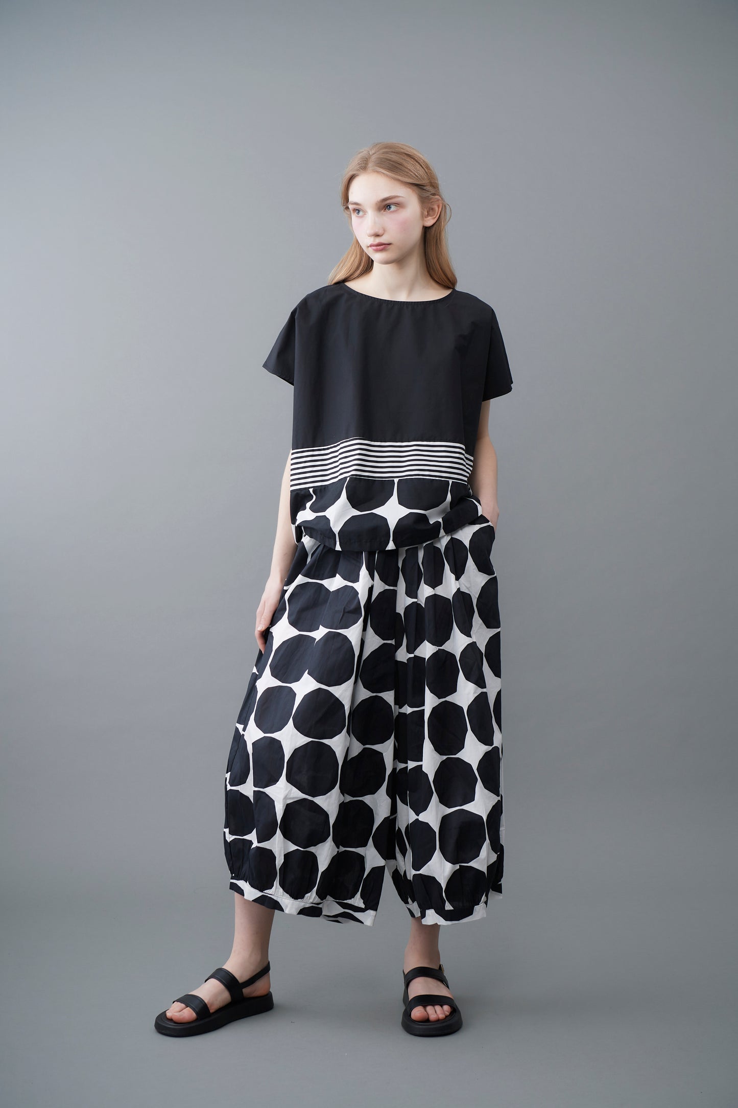 Dot printed Pants
