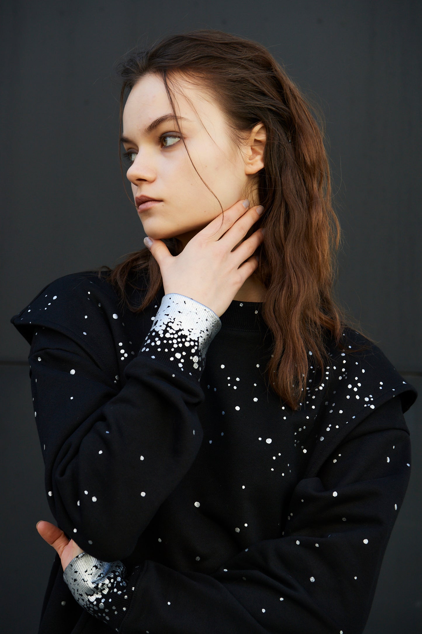 STARRY DOT SWEAT SHIRT