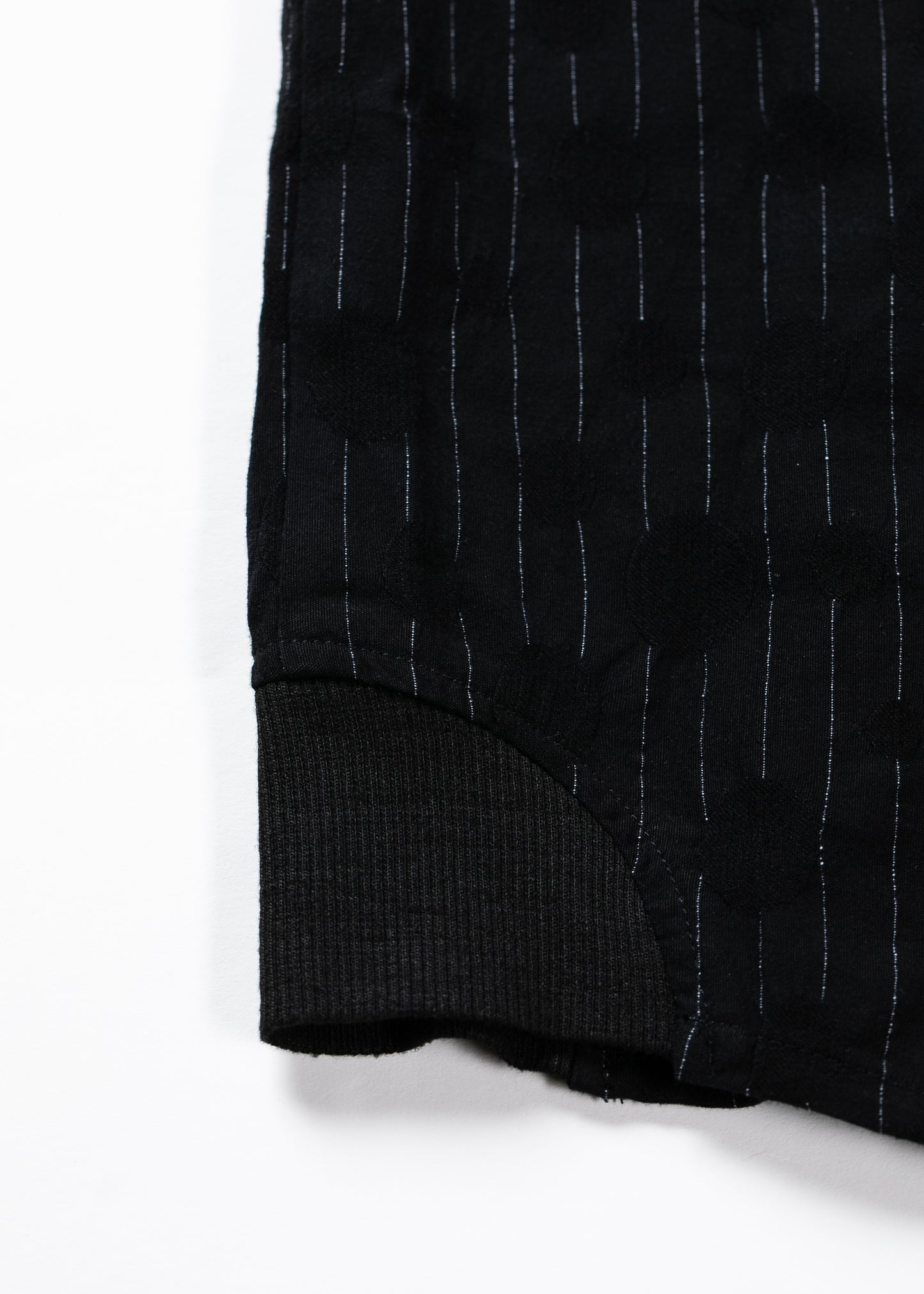 Polka-dot dobby stripe shirt