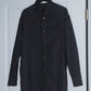 TEXTURED DOT MOTIF FRINGE SHIRT