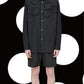 TEXTURED DOT MOTIF FRINGE SHIRT