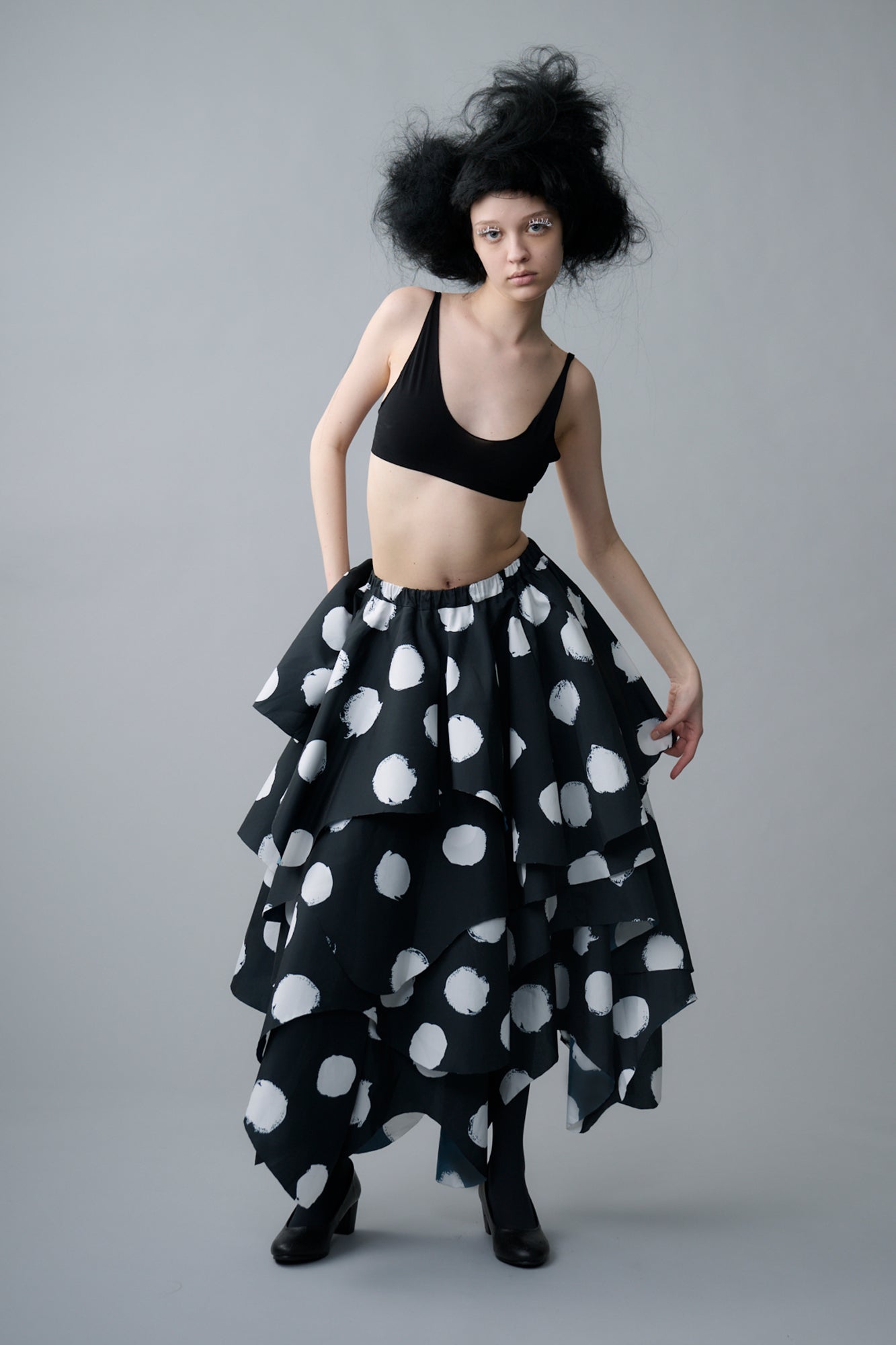 Unclear dotted skirt