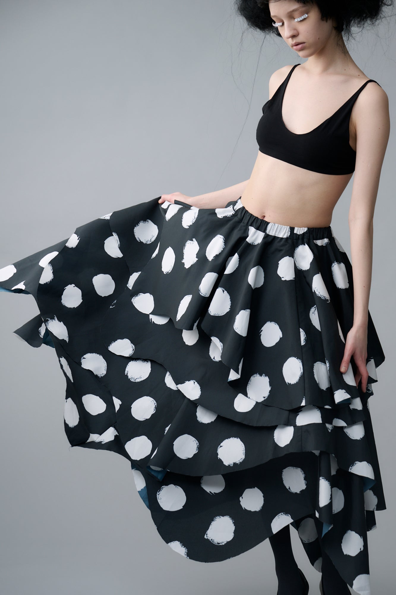 Unclear dotted skirt