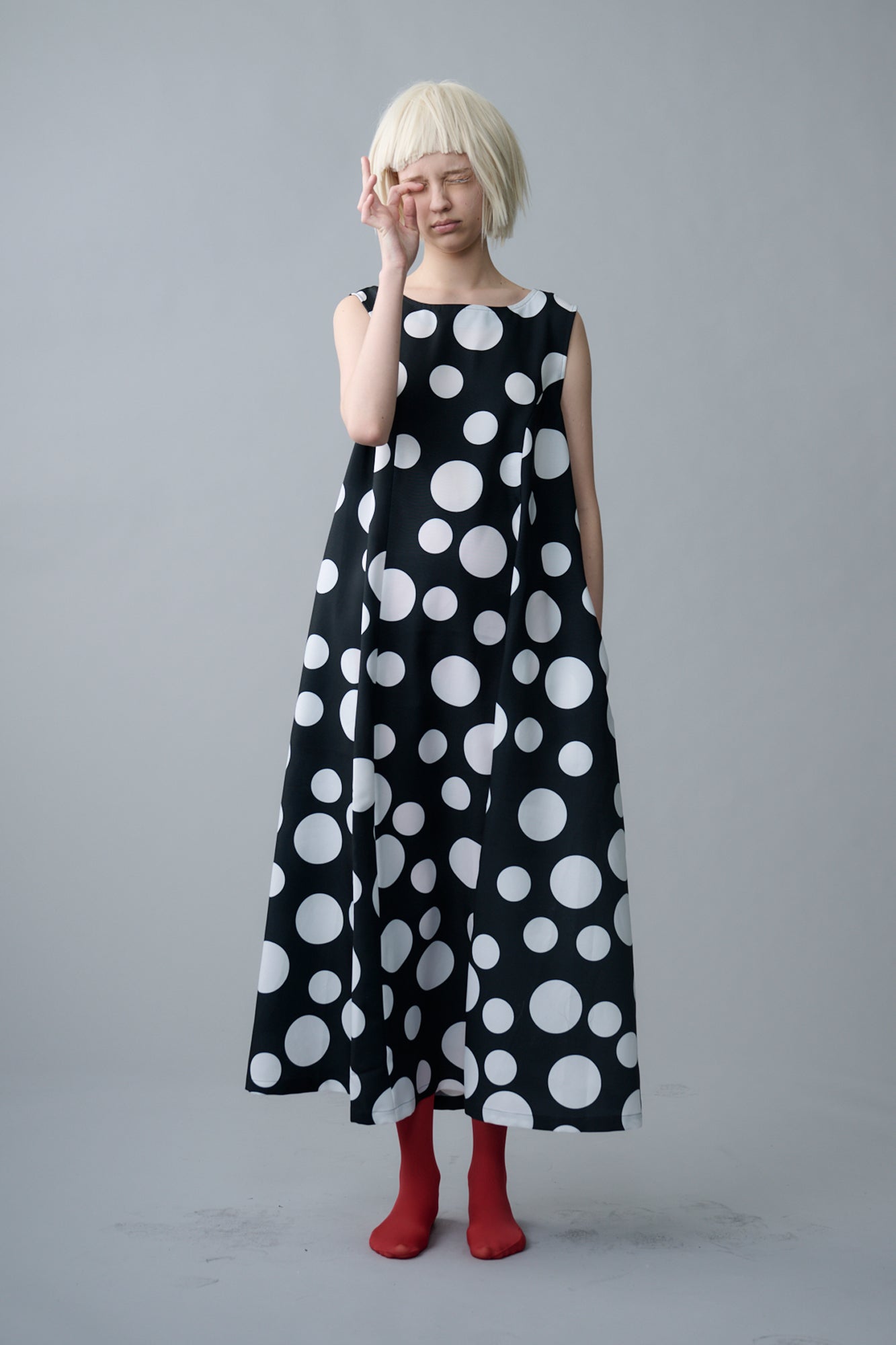 φ3inch,φ2inch dot dress