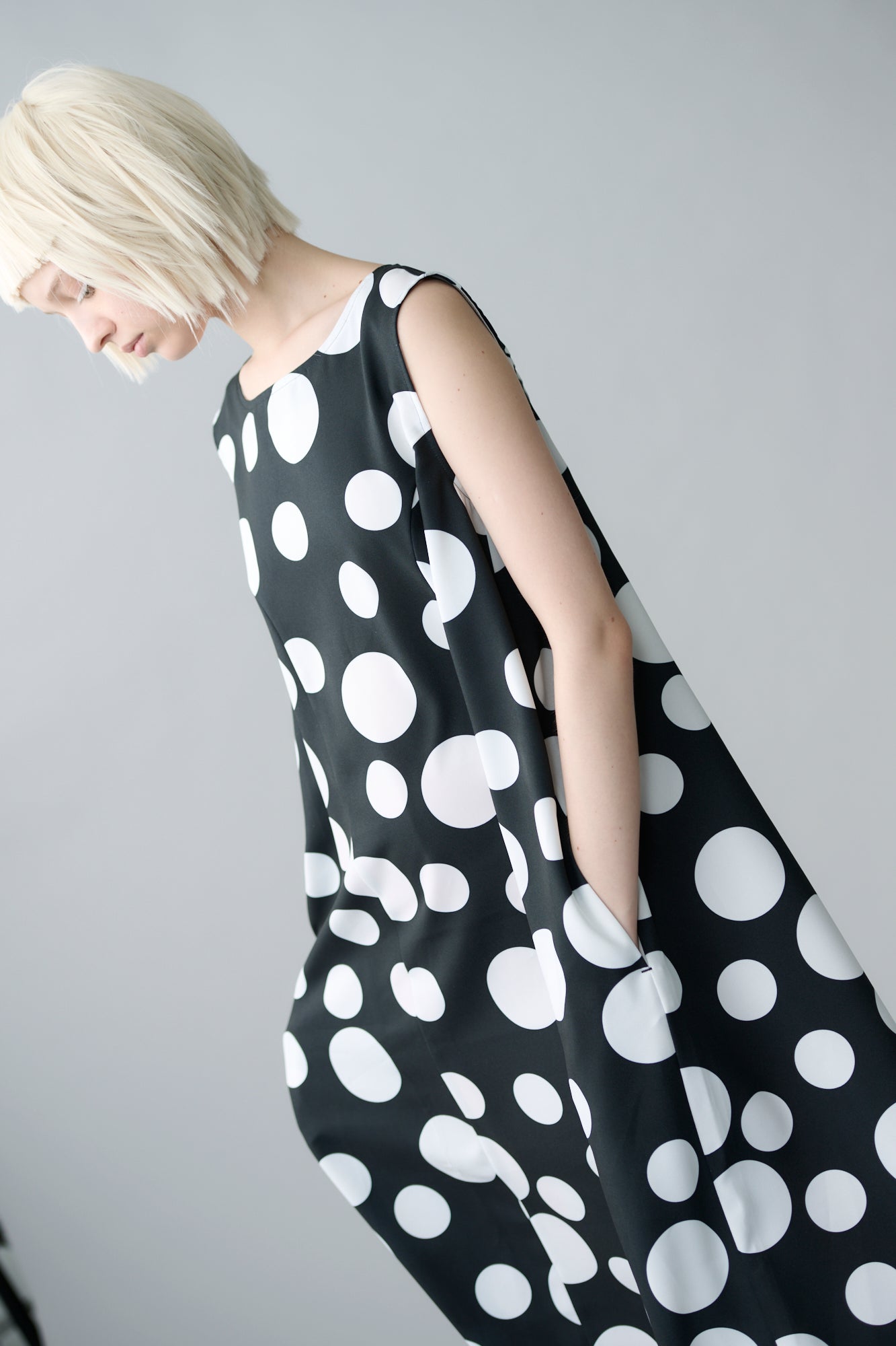 φ3inch,φ2inch dot dress