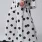 φ2inch dot Side Tuck'' Hakama '' Pants WHITE