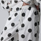 φ2inch dot Side Tuck'' Hakama '' Pants WHITE