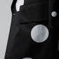 φ5inch dot Print Half Jacket BLACK