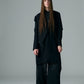 Hole Cut-Out Layered Pants