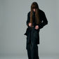 Hole Cut-Out Layered Pants
