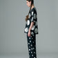 φ6inch dot Foil Print Tee BLACK