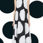 φ12inch dot Tuck Dress
