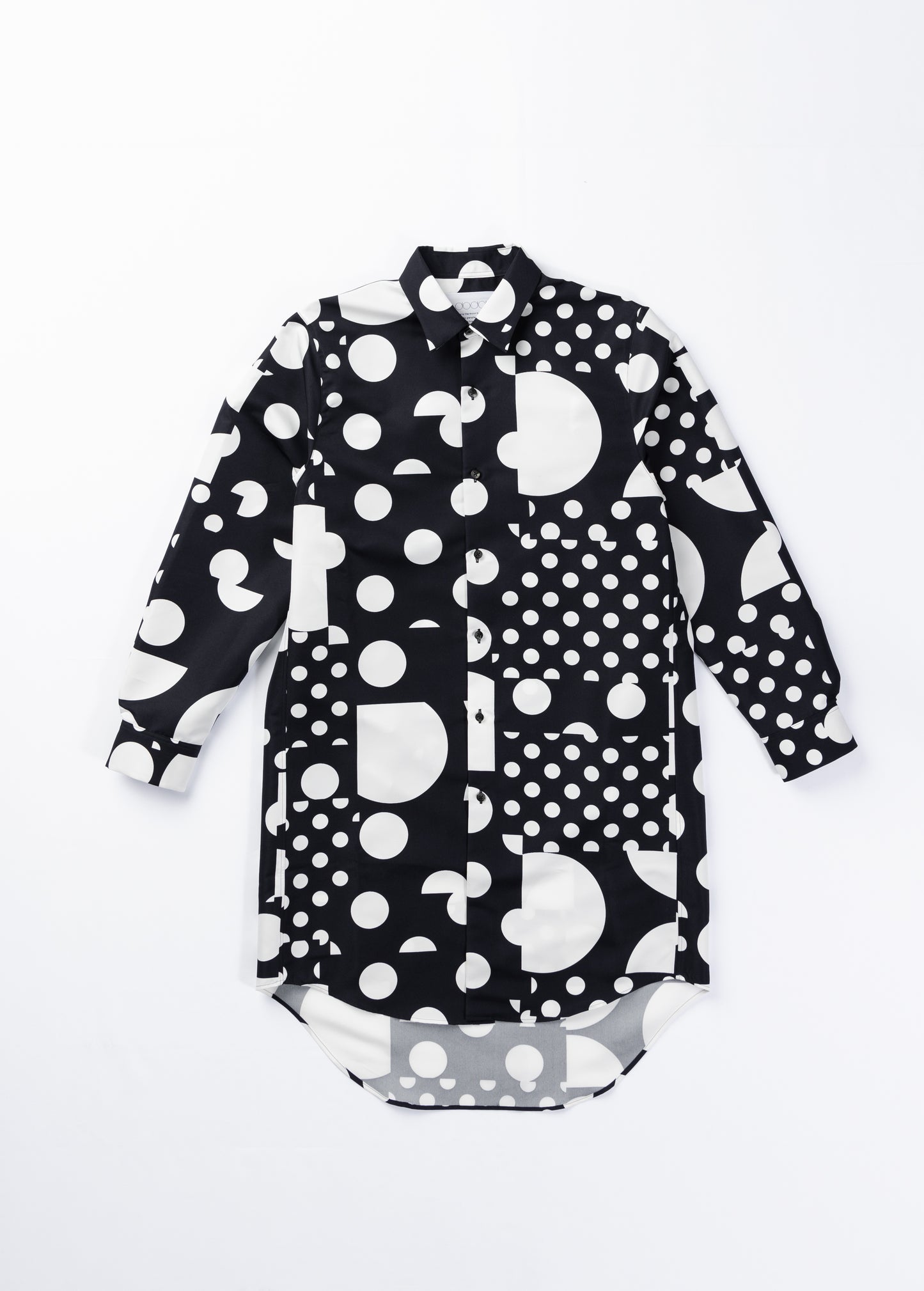 Geometric dot long shirt