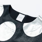 φ6inch dot Foil Print Tee BLACK