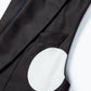 φ5inch dot Print Half Jacket BLACK