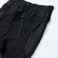 Hole Cut-Out Layered Pants