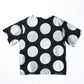 φ6inch dot Foil Print Tee BLACK