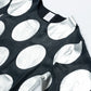 φ6inch dot Foil Print Tee BLACK
