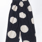 Pleated dot pants