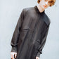 Round pockets Shirt / BLK
