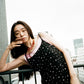 Camisole dress with random dots